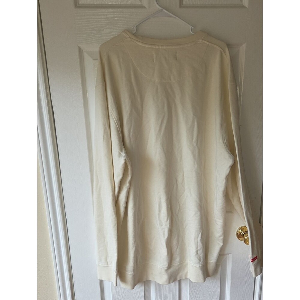 Hedley and Bennett 2XL Cream Pullover 100% Cotton Ampersand Patch Logo - Picture 8 of 8
